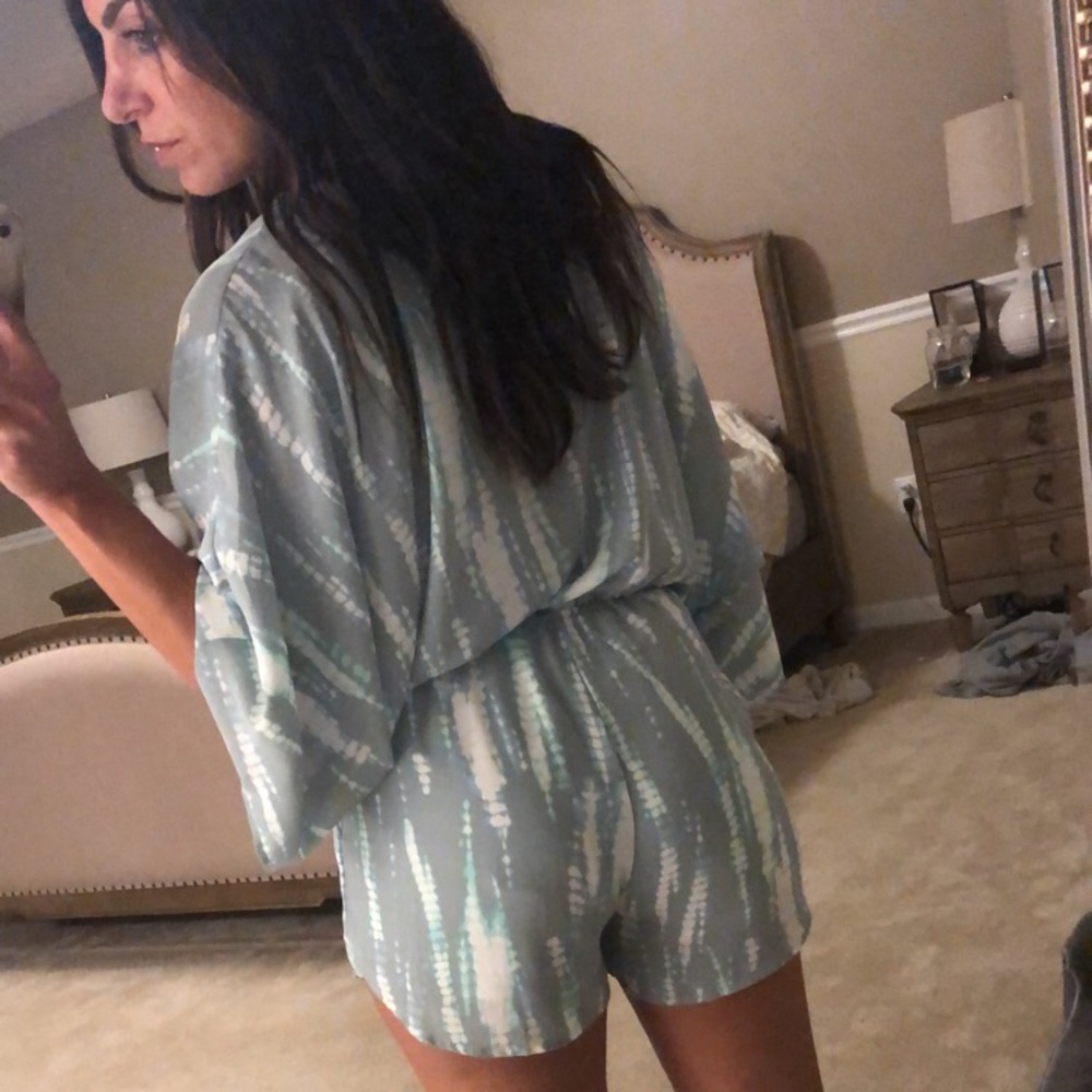 Blue romper